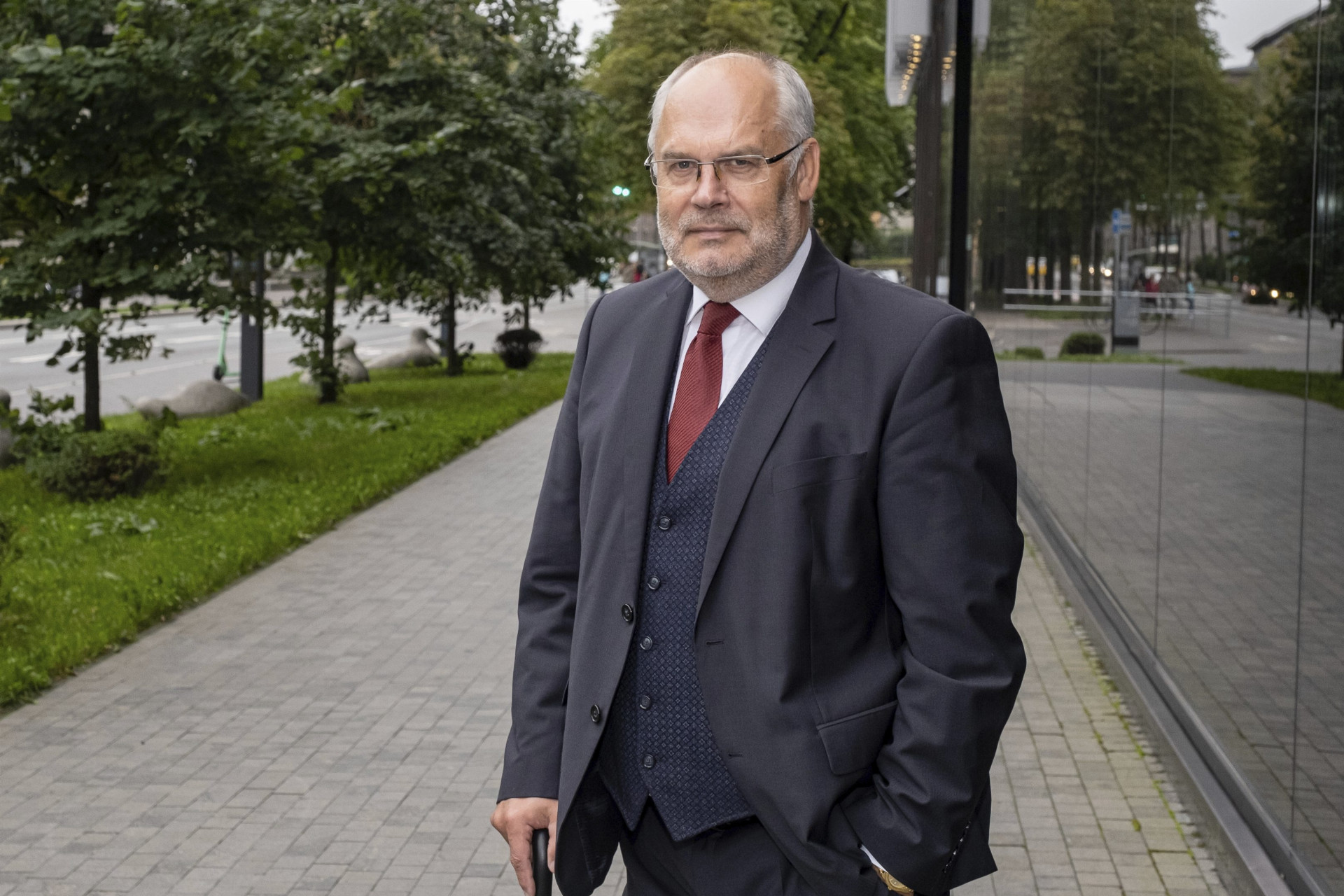 Bývalý štátny kontrolór, terajší riaditeľ Estónskeho národného múzea a prezidentský kandidát Alar Karis
