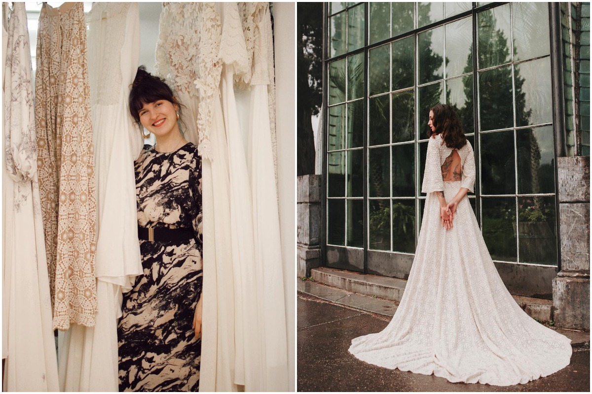 Módna návrhárka Zuzana Kedroňová tvorí jedinečné svadobné šaty 