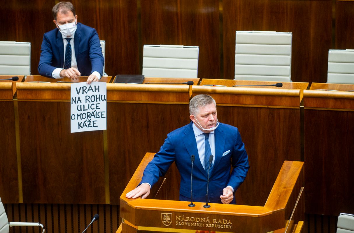 Igor Matovič a Robert Fico