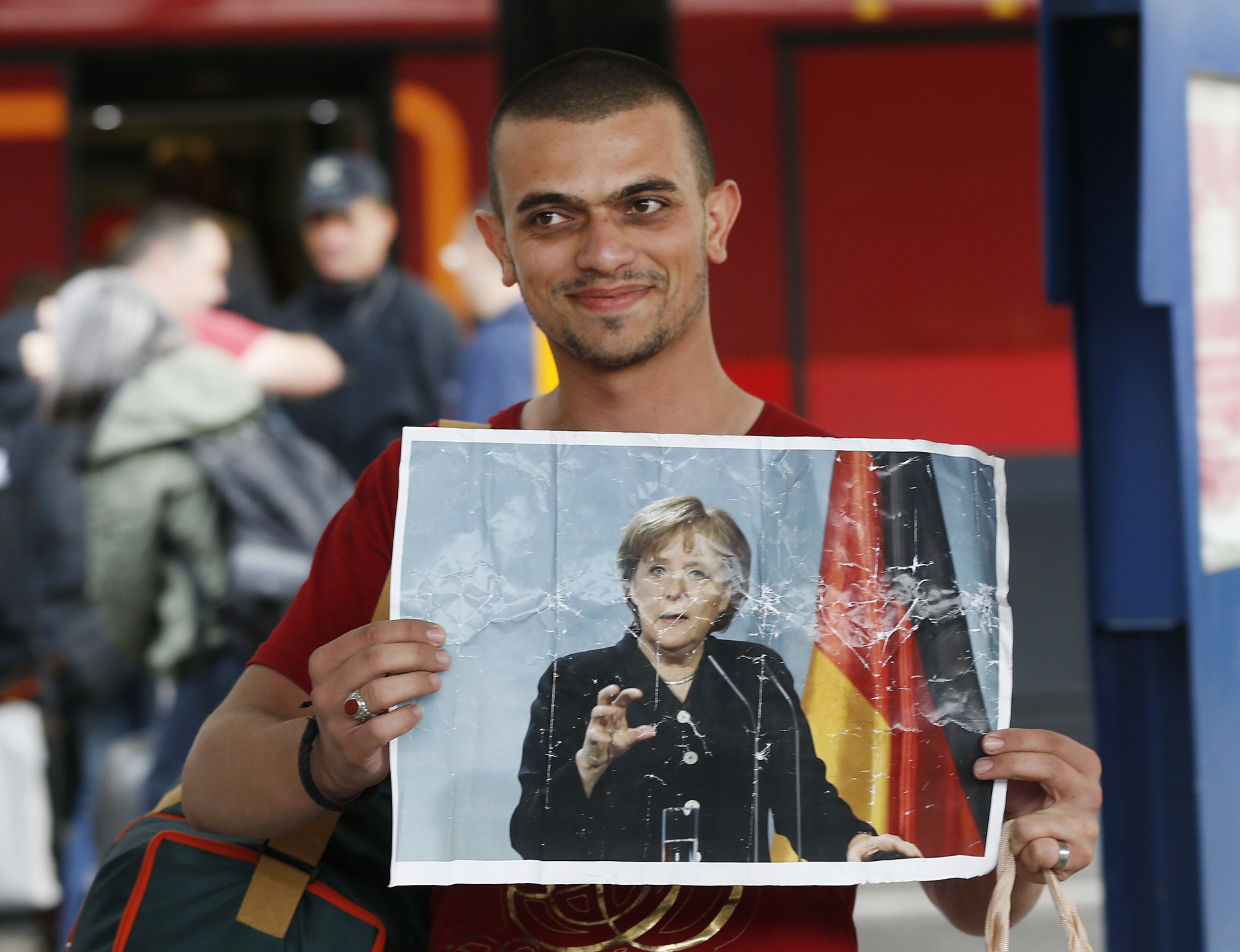 Angela Merkel a migranti
