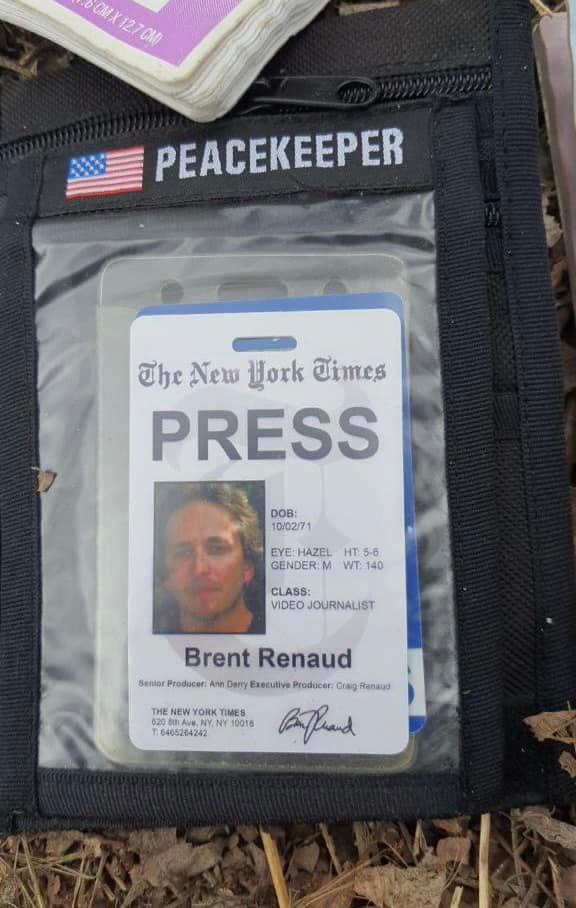 Brent Renaud zabitý novinár New York Times
