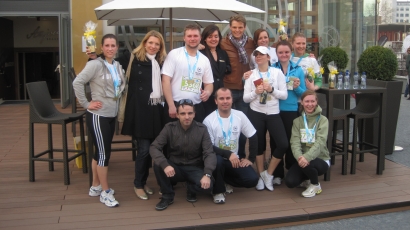 Zamestnanici hotela Sheraton na maratóne minulý rok (2011)