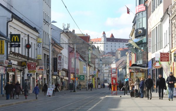Obchodná ulica v Bratislave. Foto: HN/Peter Mayer