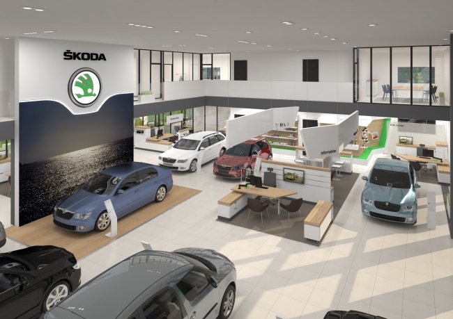 Nový showroom Škoda Auto