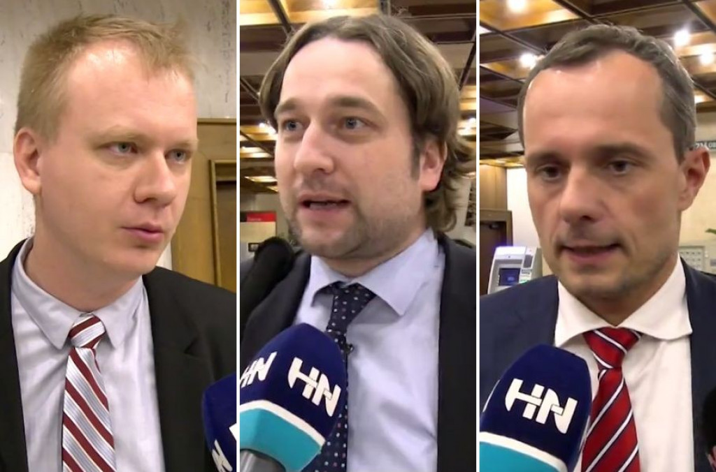 Miroslav Beblav&yacute;, Ľubo&scaron; Blaha a Radoslav Proch&aacute;zka