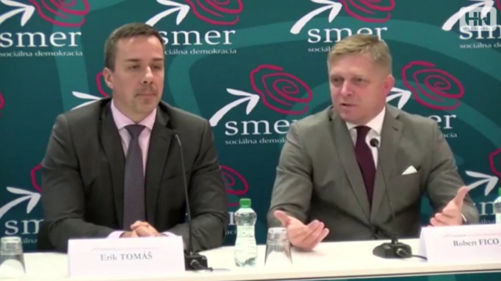 Robert Fico a Erik Tom&aacute;&scaron;