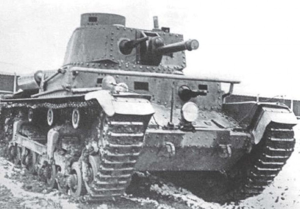 Prvý prototyp tanku Praga V-8-H.