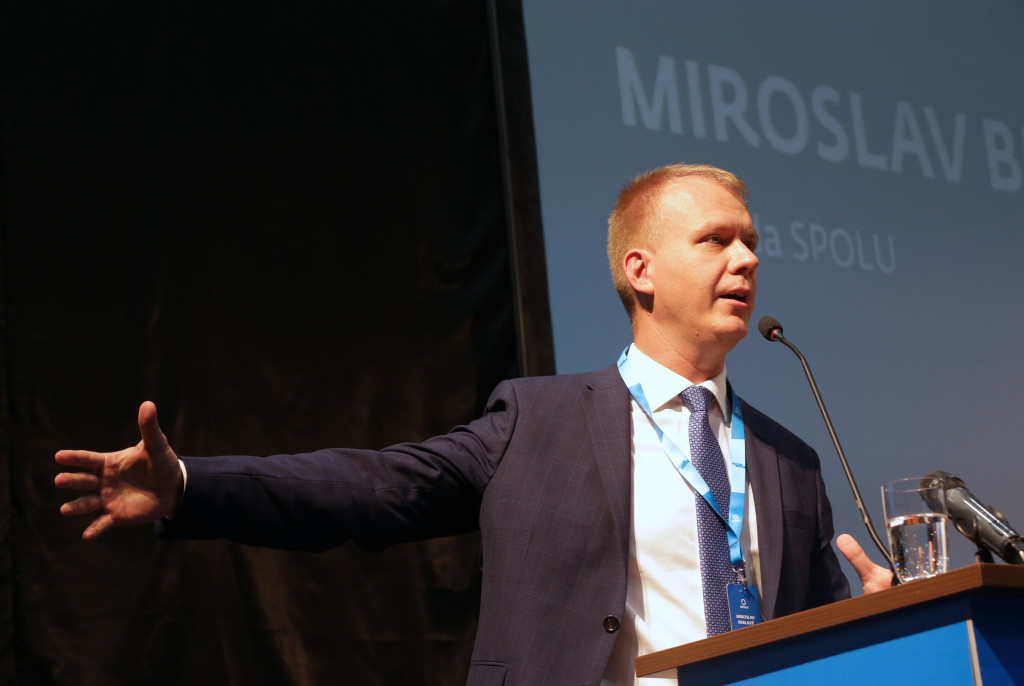 Miroslav Beblav&yacute; na sneme Strany Spolu