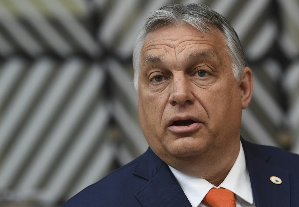 Na snímke maďarský premiér Viktor Orbán (ilu)