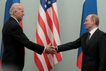 Joe Biden a Vladimir Putin