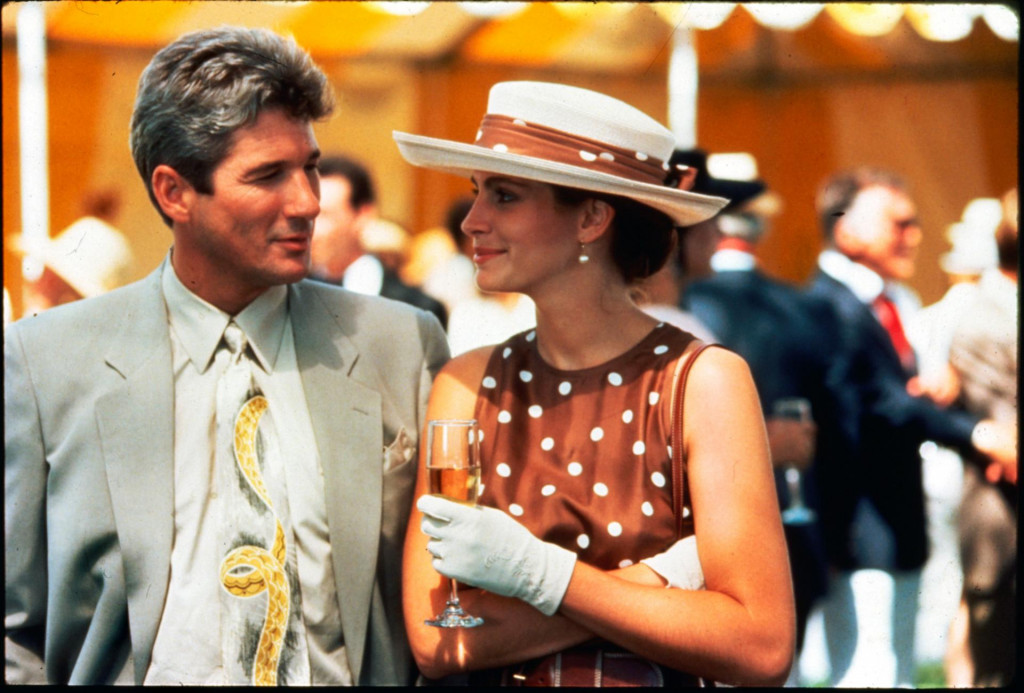 Richard Gere a Julia Roberts ako jedna z najznámejších zamilovaných filmových dvojíc.
