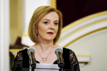 Britská ministerka zahraničných vecí Liz Trussová.  FOTO TASR/AP