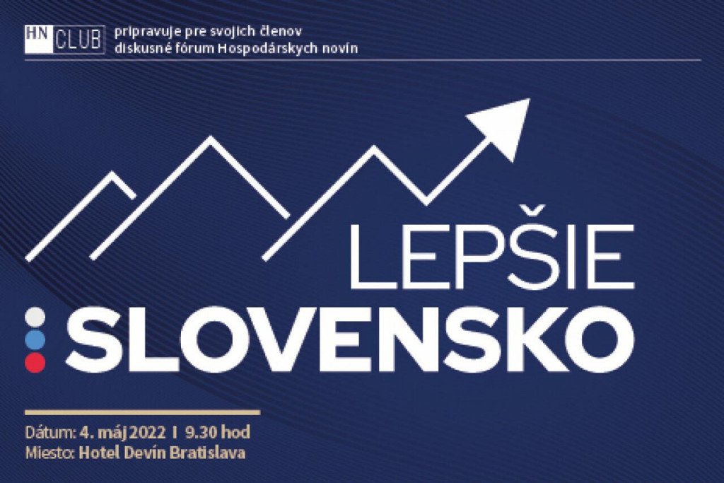 HN Club Lepšie Slovensko, 4. 5. 2022, Hotel Devín, Bratislava
SNÍMKA: Hnkonferencie