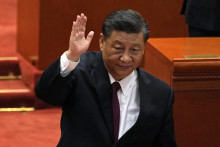 Čínsky prezident Si Ťin-pching na zraze komunistickej mládeže v Pekingu.