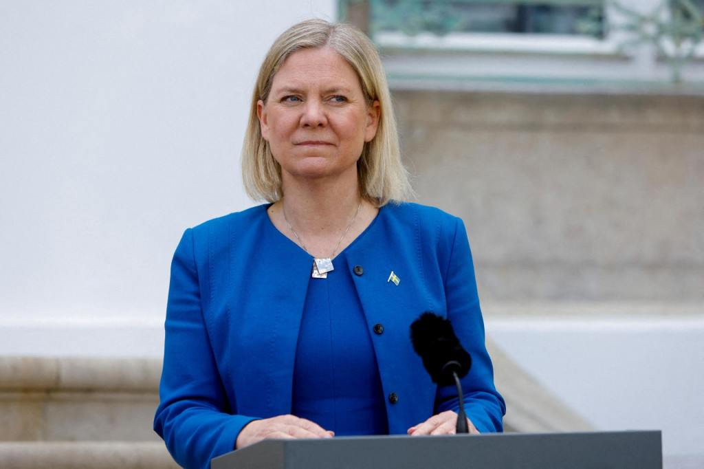 Švédska premiérka Magdalena Anderssonová. Snímka: REUTERS