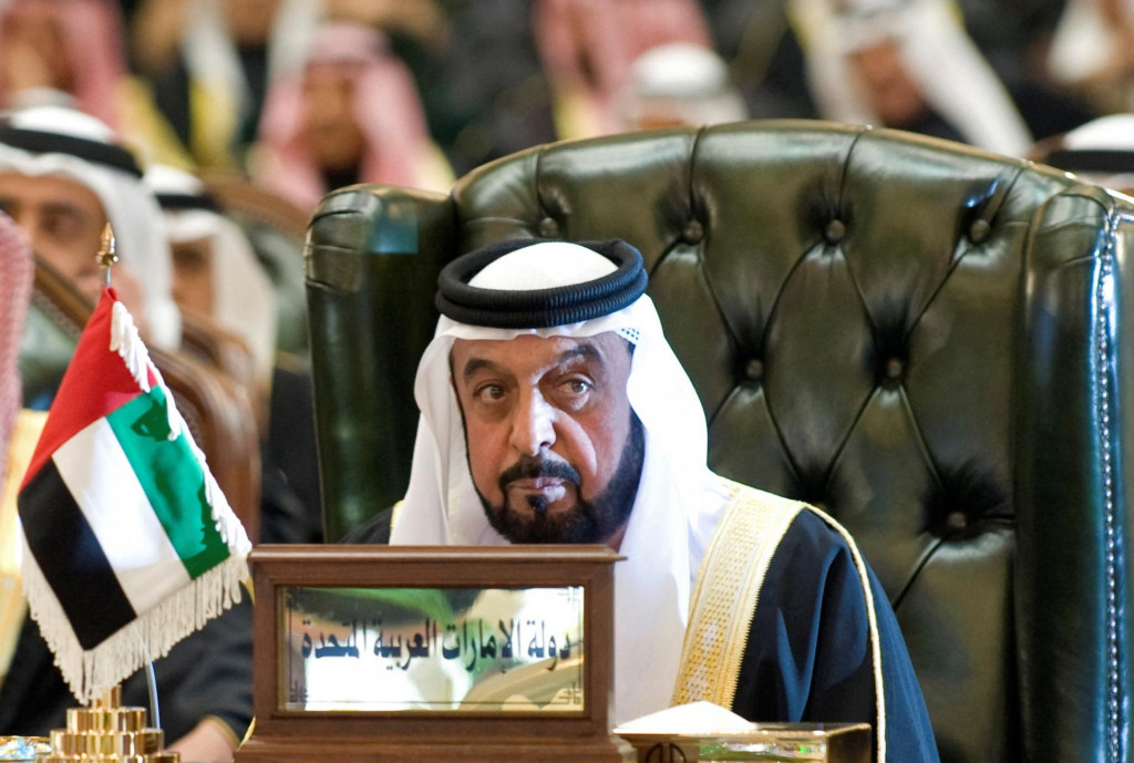 Prezident Spojených arabských emirátov Chalífa bin Zajd Nahaján na archívnej fotografii. FOTO: REUTERS/Stephanie McGehee