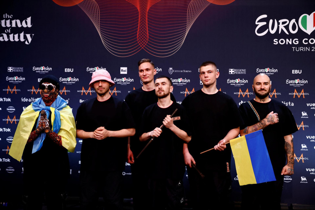 Víťazom pesničkovej súťaže Eurovízia 2022 sa v noci na nedeľu stala skupina Kalush Orchestra. FOTO: REUTERS/Yara Nardi