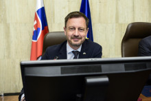 Na snímke predseda vlády SR Eduard Heger (OĽaNO) počas 79. rokovania vlády SR 11. mája 2022 v Bratislave. FOTO: TASR - Pavol Zachar