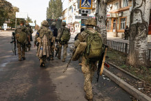 Ukrajinskí vojaci. FOTO: REUTERS