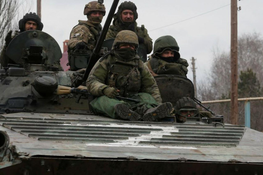 Rusk&iacute; vojaci. FOTO: Reuters