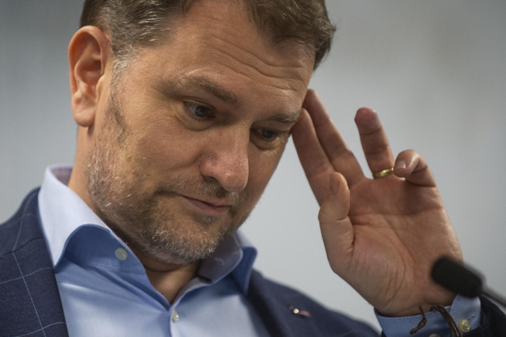Minister financi&iacute; Igor Matovič. FOTO: TASR/Jakub Kotian