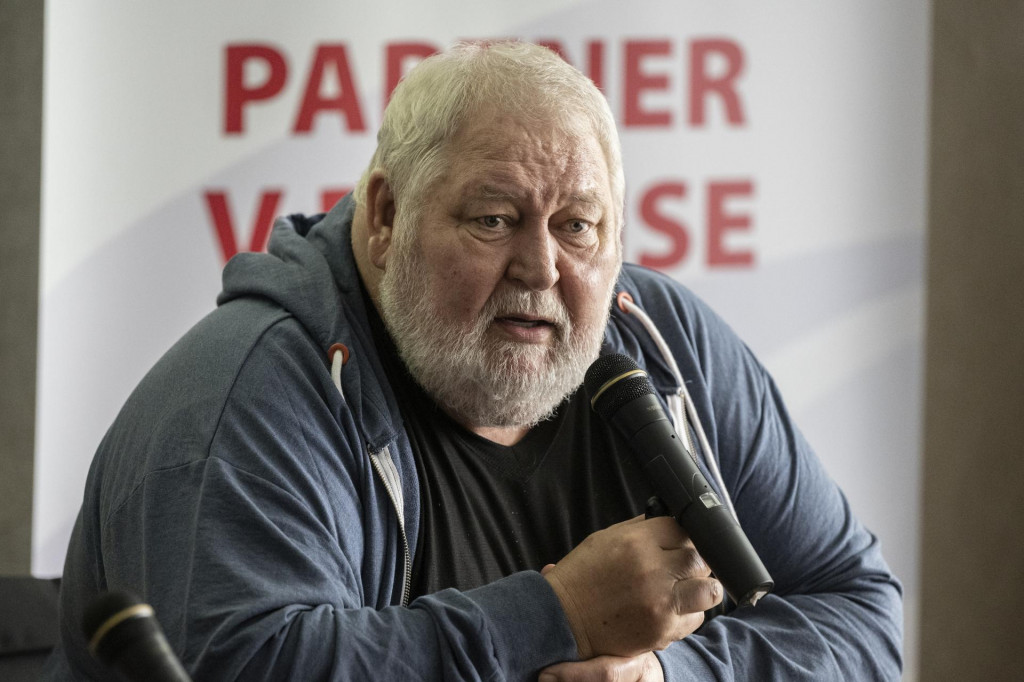 V&yacute;konn&yacute; riaditeľ Klub 500 a &scaron;&eacute;f Železiarn&iacute; Podbrezov&aacute; Vladim&iacute;r Sot&aacute;k. FOTO: TASR/Pavel Neubauer