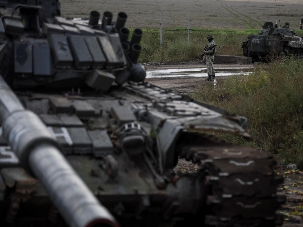 Ruský tank. FOTO: Reuters