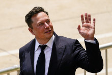 Najbohatší človek na svete a šéf spoločnosti Tesla Elon Musk. FOTO: TASR/AP
