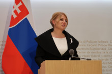 Slovenská prezidentka Zuzana Čaputová v Berne. FOTO: TASR/Lenka Farkašová