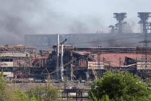 Oceliareň Azovstaľ v Mariupole. FOTO: Reuters