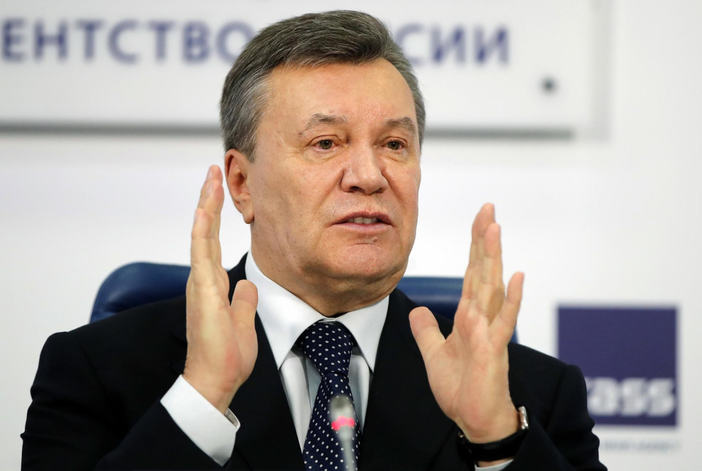 Bývalý ukrajinský prezident Viktor Janukovyč. FOTO: TASR/AP