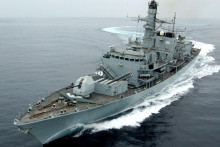 Britská vojnová loď. FOTO: REUTERS
