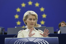 Šéfka Európskej komisie Ursula von der Leyenová. FOTO: TASR/AP


