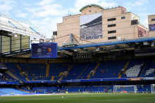Futbalový štaión Stamford Bridge, na ktorom hráva futbalový klub FC Chelsea. FOTO: REUTERS/Tony Obrien