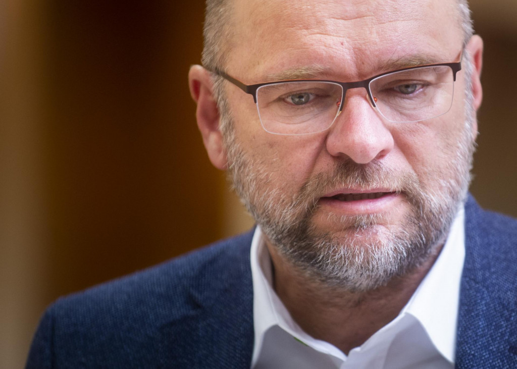 Minister hospod&aacute;rstva Richard Sul&iacute;k. FOTO: TASR/Jakub Kotian