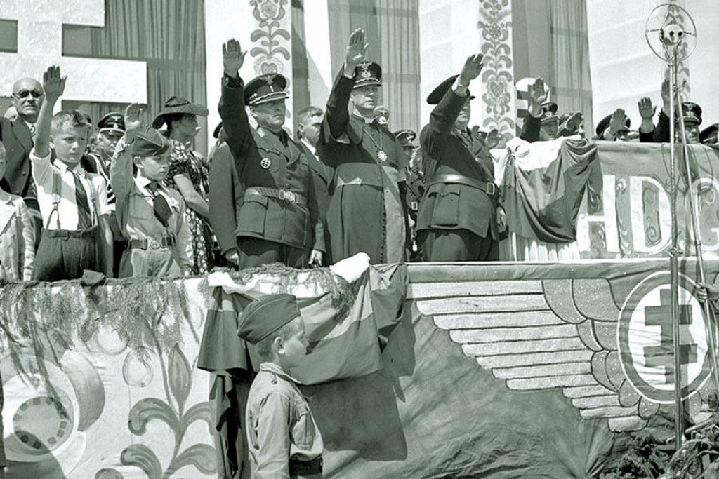 Slovenskí fašisti, reprezentovaní tzv. radikálnym krídlom HSĽS, sa opierali najmä o Hlinkovu gardu. (ilustračná snímka)