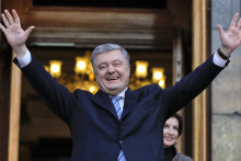 Ukrajinský exprezident Petro Poro�šenko. FOTO: TASR/AP