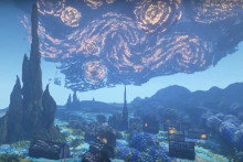 Používateľ v hre Minecraft vytvoril van Goghov obraz Hviezdna noc v 3D