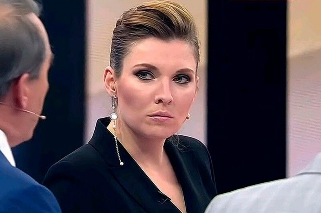 Vplyvná moderátorka ruskej štátnej televízie Rossija 1 Oľga Skabejevová. FOTO: Profimedia
