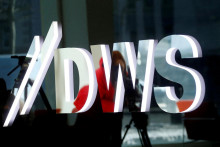 Logo nemeckej finančnej spoločnosti DWS. FOTO: Reuters