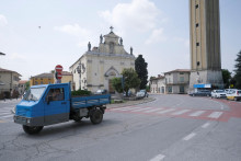 Kostol Simone e Giuda Apostoli v Cartigliano v malom mestečku v severnom Taliansku. FOTO: Reuters