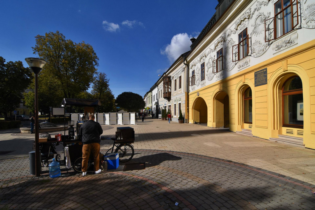 Radničné námestie v Spišskej Novej Vsi. FOTO: TASR/Oliver Ondráš