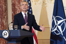 Generálny tajomník NATO Jens Stoltenberg. FOTO: TASR/AP
