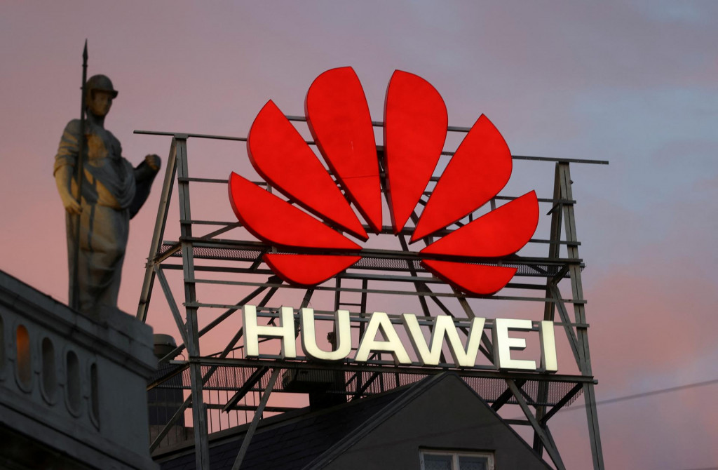Logo čínskeho telekomunikačného giganta Huawei Technologies. FOTO: REUTERS