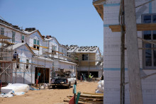 Rozostavané domy v Kalifornii. FOTO: Reuters