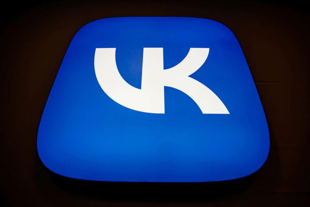 Logo ruskej sociálnej siete VKontakte (VK). FOTO: REUTERS