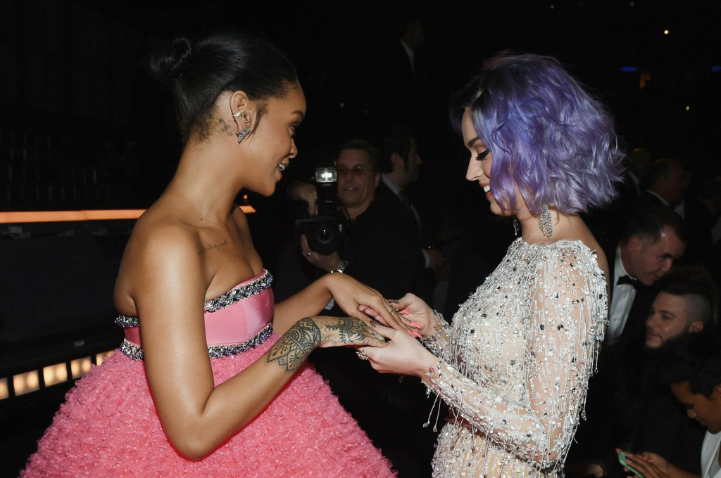 Rihanna a Katy Perry.