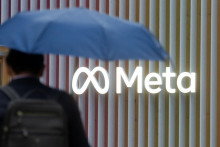 Logo Meta Platforms vo Švajčiarsku. FOTO: Reuters