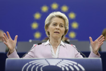 Predsedníčka Európskej komisie Ursula von der Leyenová. FOTO: TASR/AP

