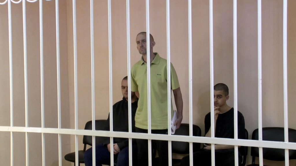 Väznení cudzinci na Ukrajine. FOTO: Reuters